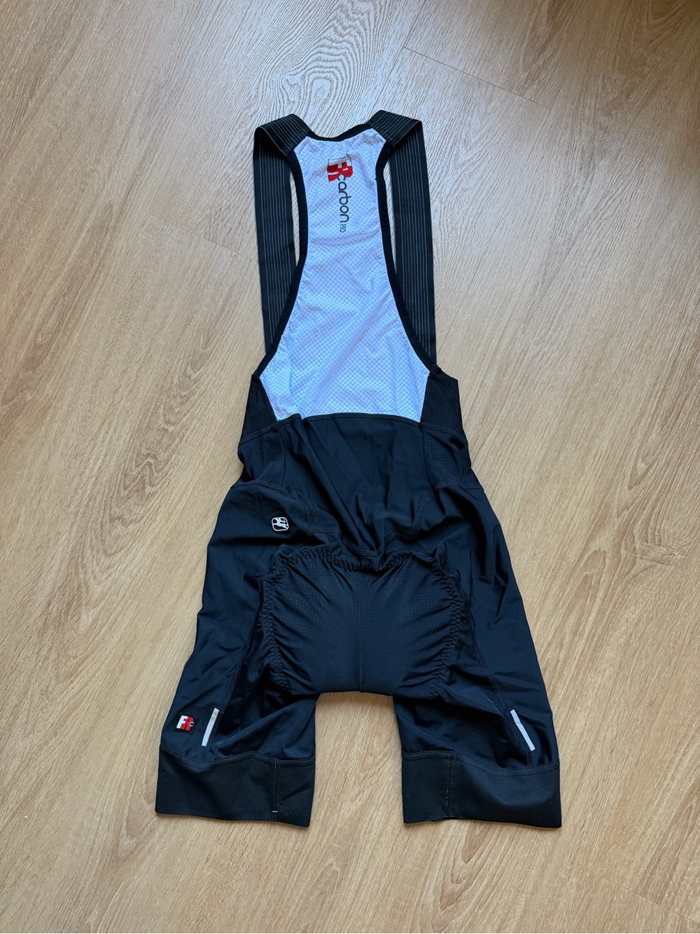 Giordana FR-C Pro Bib FORMA RED Carbon Black Cycling Shorts